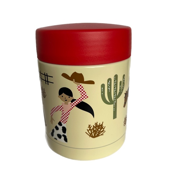 NOW Western Cowgirl Thermos Food Jar Insulated Container Cold/Hot Rootin' Tootin - Picture 4 of 11